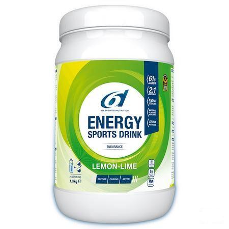 6d Sixd Energy Sports Drink Lemon Lime Poeder 1,3kg