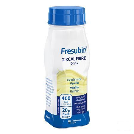 Fresubin 2 Kcal Fibre Drink 200 ml Vanille  -  Fresenius
