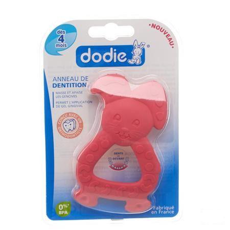 Dodie Bijtring Konijn Roos