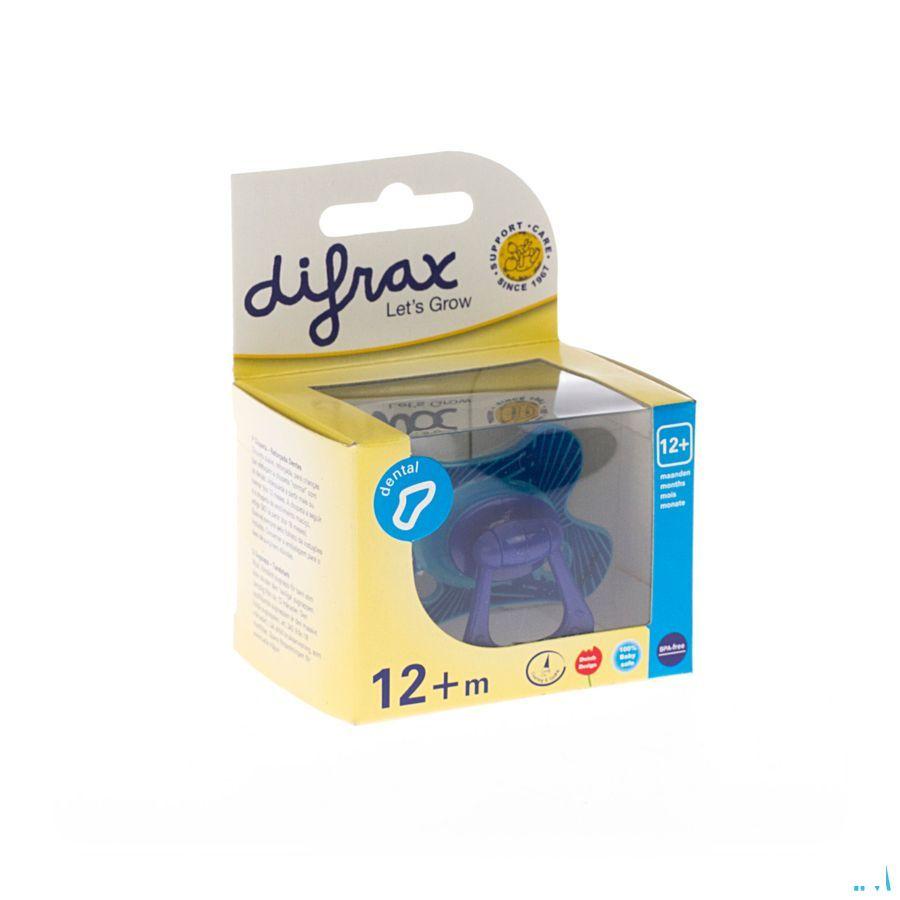 Difrax Fopspeen Natural 12 + Jokie  -  Difrax