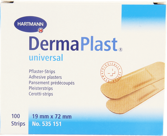 Dermaplast Universal 19x72mm 1x100 P/s  -  Hartmann