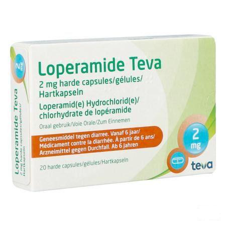 Loperamide Teva Capsule 20 X 2 mg 