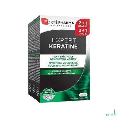 Expert Keratine Capsule 120 2 + 1  -  Forte Pharma