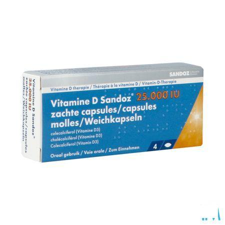 Vitamine D Sandoz 25000Iu Caps Molle 4