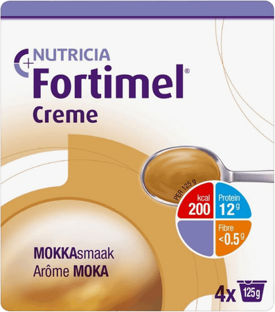Fortimel Creme Moka 4x125 gr  -  Nutricia