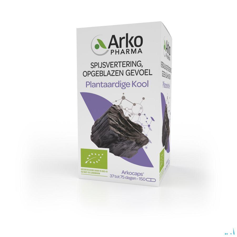 Arkocaps Plantaardig Kool Capsule 150  -  Arkopharma