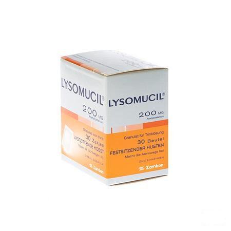 Lysomucil 200 Gran Zakjes 30 X 200 mg