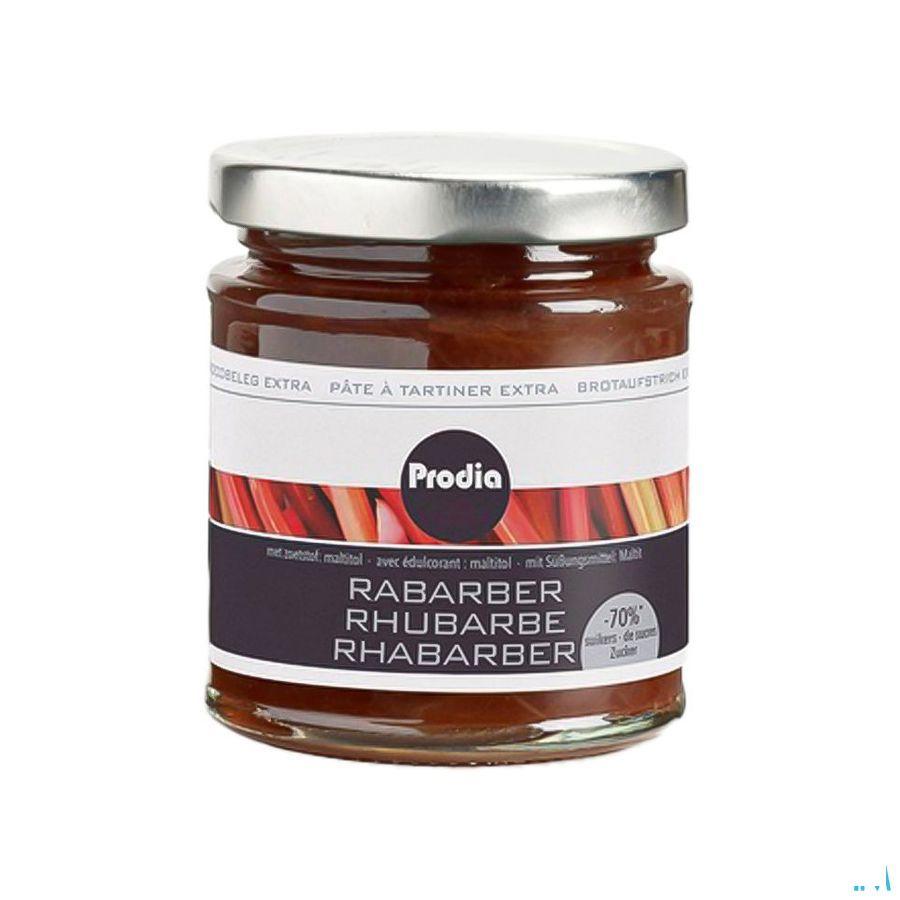 Prodia Tartinade Extra Rhubarbe Maltitol 215 gr  -  Revogan