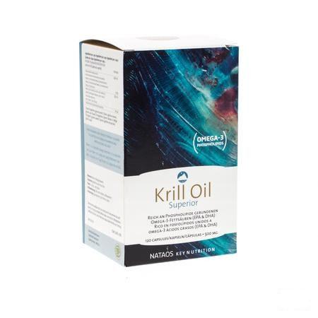 Krill Oil Superior GelCapsule 120x500 mg  -  Ojibwa-De Roeck