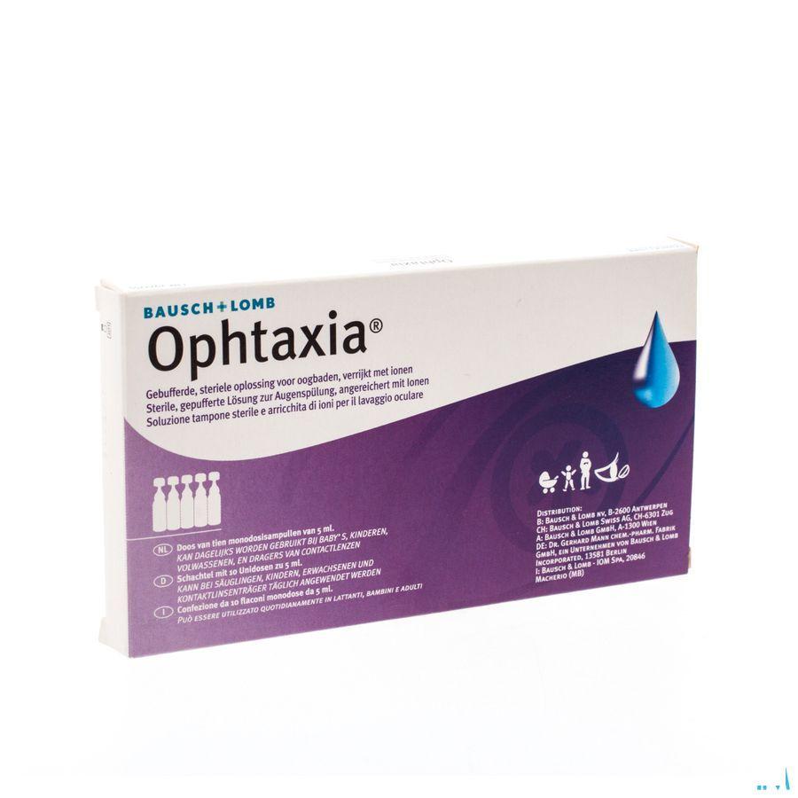 Ophtaxia Solution Sterile Pr Bains Yeux 10x5 ml