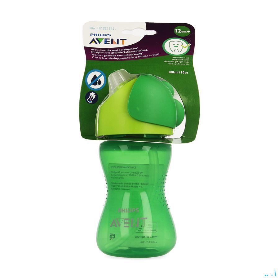Philips Avent Drinkbeker Rietje Boy Groen 300 ml Scf798/01  -  Bomedys