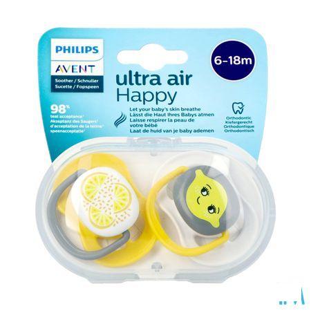 Philips Avent Sucette +6M Air Lemon 2