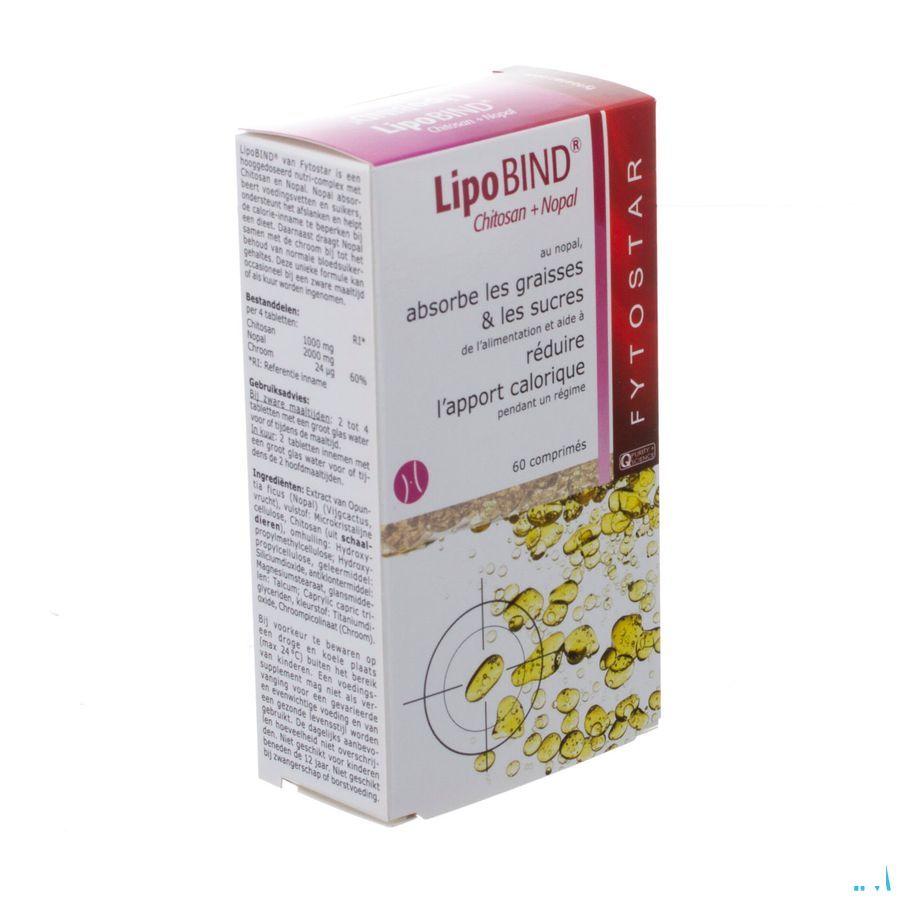 Fytostar Lipobind Chitosan Nopal Comprimes 60  -  Ocebio