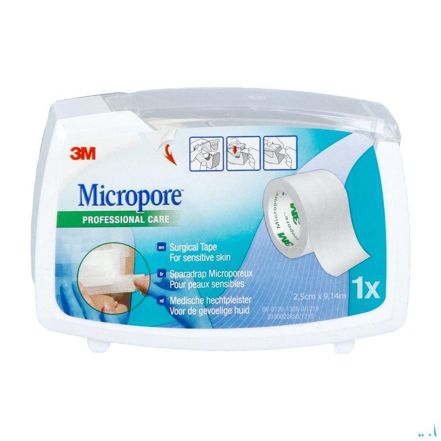 Micropore 3m 25,0mmx9,1m Nieuwe Dispenser 1530p-1d  -  3M