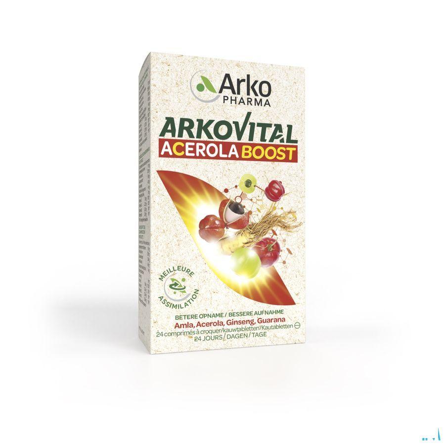 Arkovital Acerola Boost Comprimes Ã  Croquer 24  -  Arkopharma