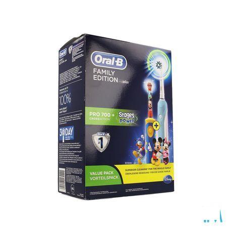 Oral-B Brosse Elect. Pro 700 Family Pro700+Stages