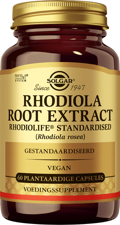 Solgar Rhodiola Root Extract V-Capsule 60  -  Solgar Vitamins