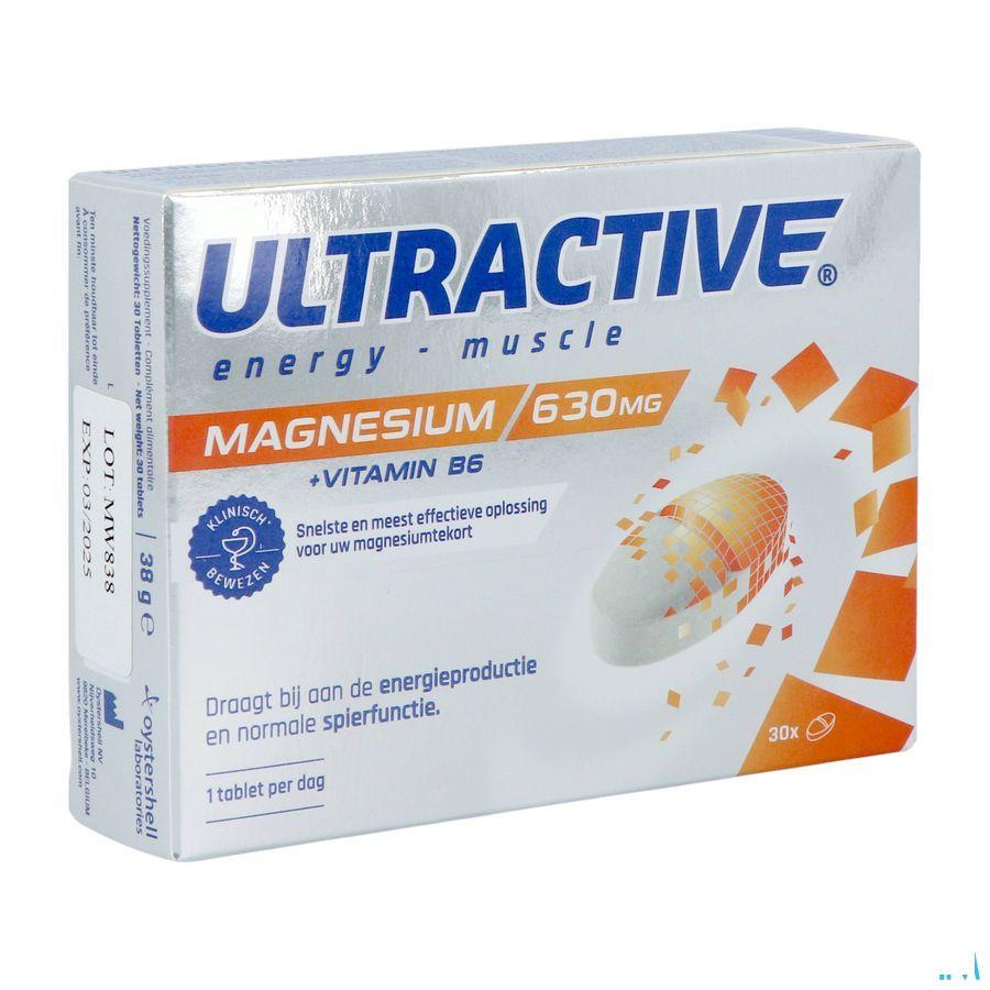 Ultractive Magnesium 630 mg Comprimes 30