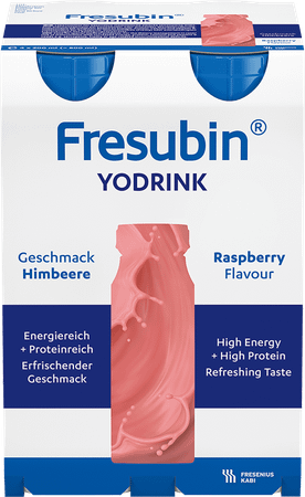 Fresubin Yodrink Framboise Easy Bottle 4x200 ml  -  Fresenius