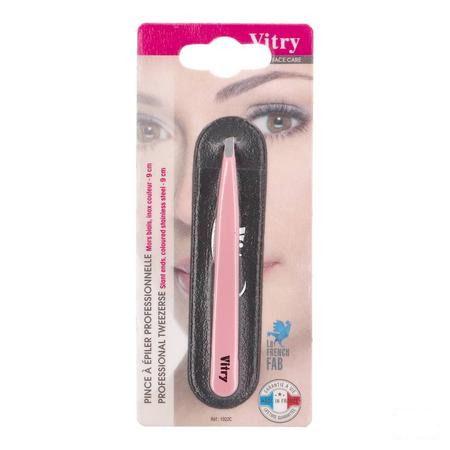 Vitry Classic Pince Epil Prof Oblique Inox 1022  -  Vitry