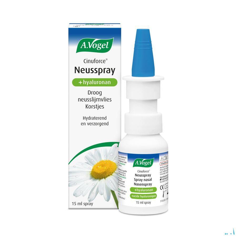 Vogel Cinuforce Neusspray Droog Slijmvlies 15 ml  -  A.vogel