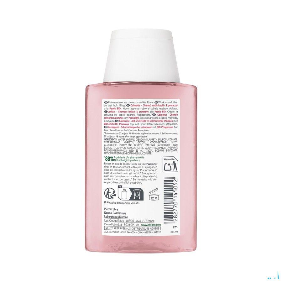 Klorane Capil. Shampoo Pioenroos Bio 100 ml