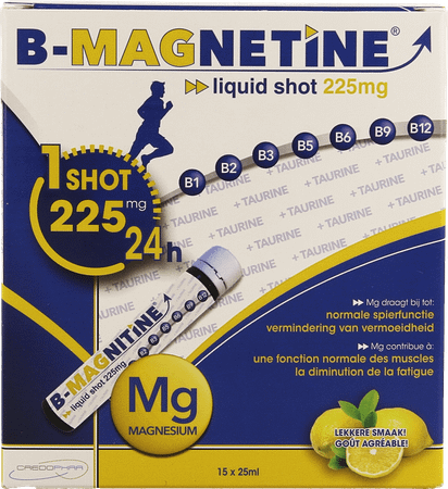 B-magnetine Liquid Shot 225 mg 15x25 ml