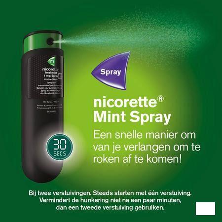 Nicorette Mint Spray Buccal 1x150 Sprays 1 mg/spr.