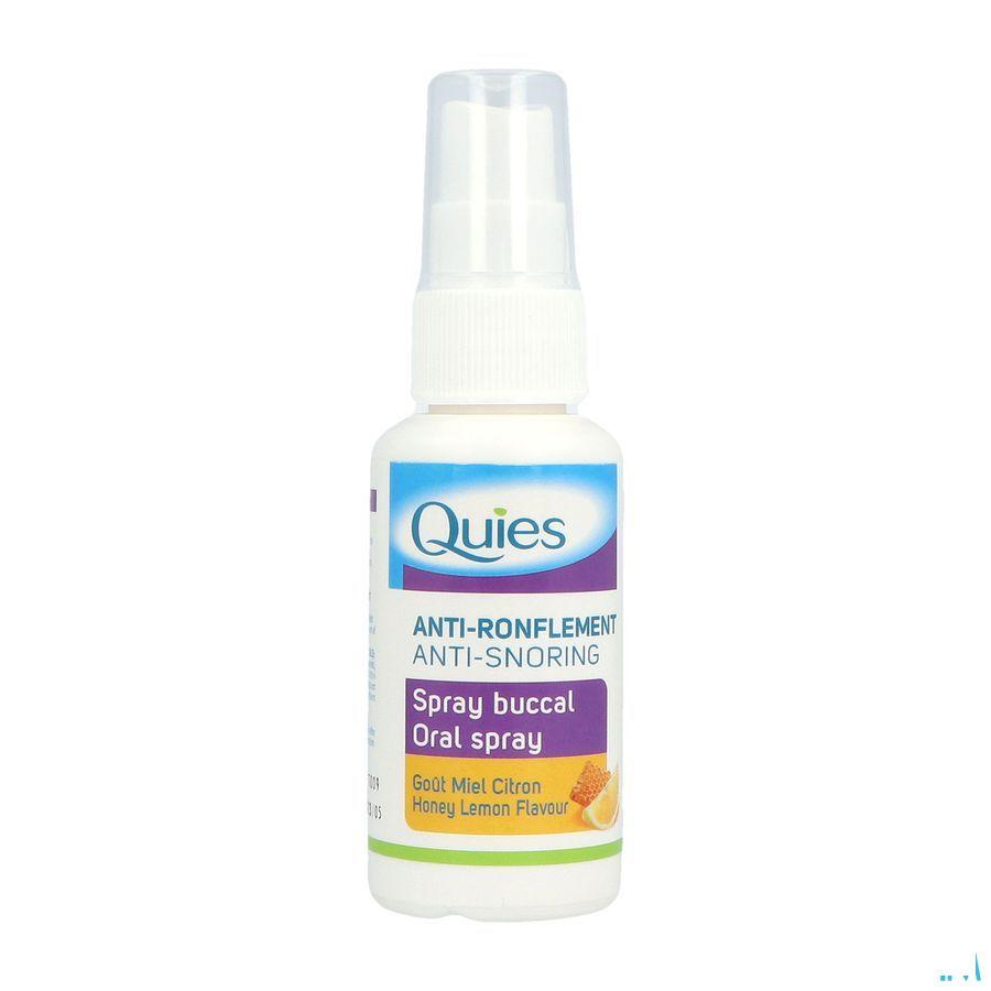 Quies Tegen Snurken Honing-citroen Mondspray 70 ml  -  Quies