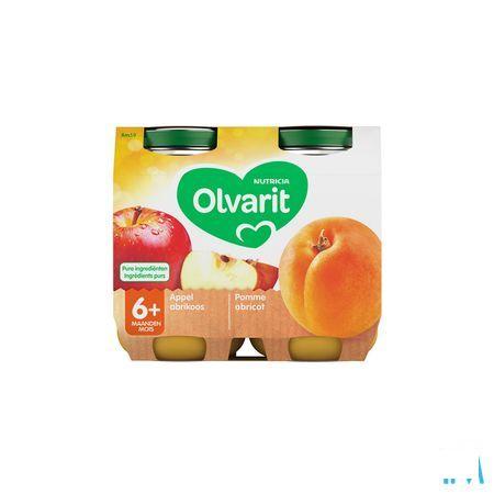 Olvarit Appel Abrikoos 2x200 gr 6m59  -  Nutricia