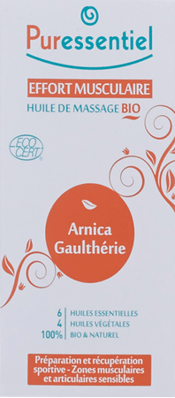 Puressentiel Mass.olie Arnica-bergthee Bio 100 ml  -  Puressentiel