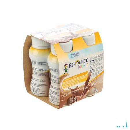 Resource Junior Chocolade 4x200 ml  -  Nestle