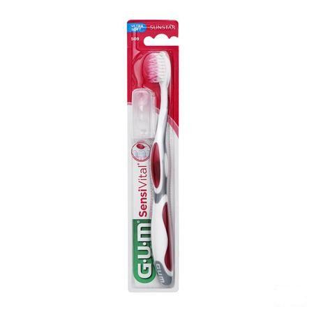 Gum Tandenborstel Sensivtal Compact Ultra Soft + cap 509