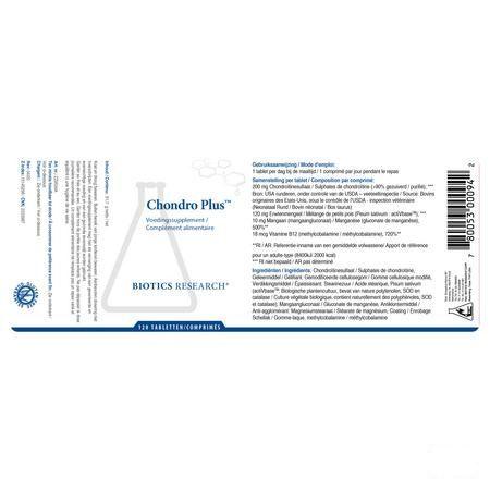 Biotics Chondro Plus 120 tabletten  -  Energetica Natura