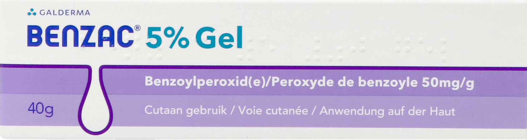 Benzac Ac 5% Gel 40g  -  Galderma Belgilux
