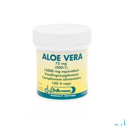 Aloe Vera 200:1 V-Capsule 100x75 mg  -  Deba Pharma