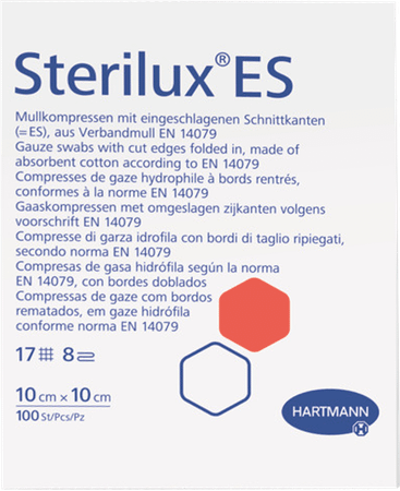 Sterilux Es Kompres Steriel 8pl 5,0x 5,0cm 50x3 9152527  -  Hartmann