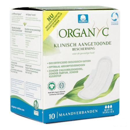 Organyc Serviettes Normal Coton Bio 10