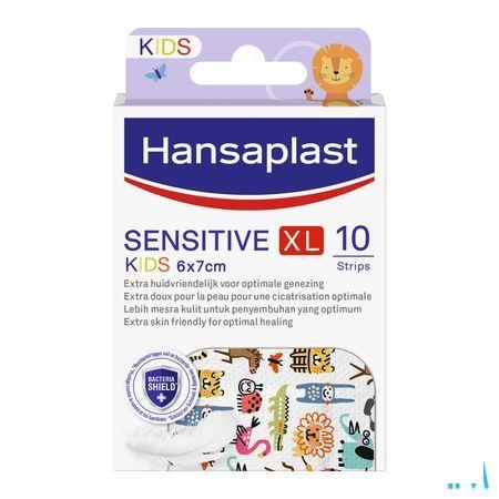 Hansaplast Sensitive Kids xl 6 x 7Cm Strips 10