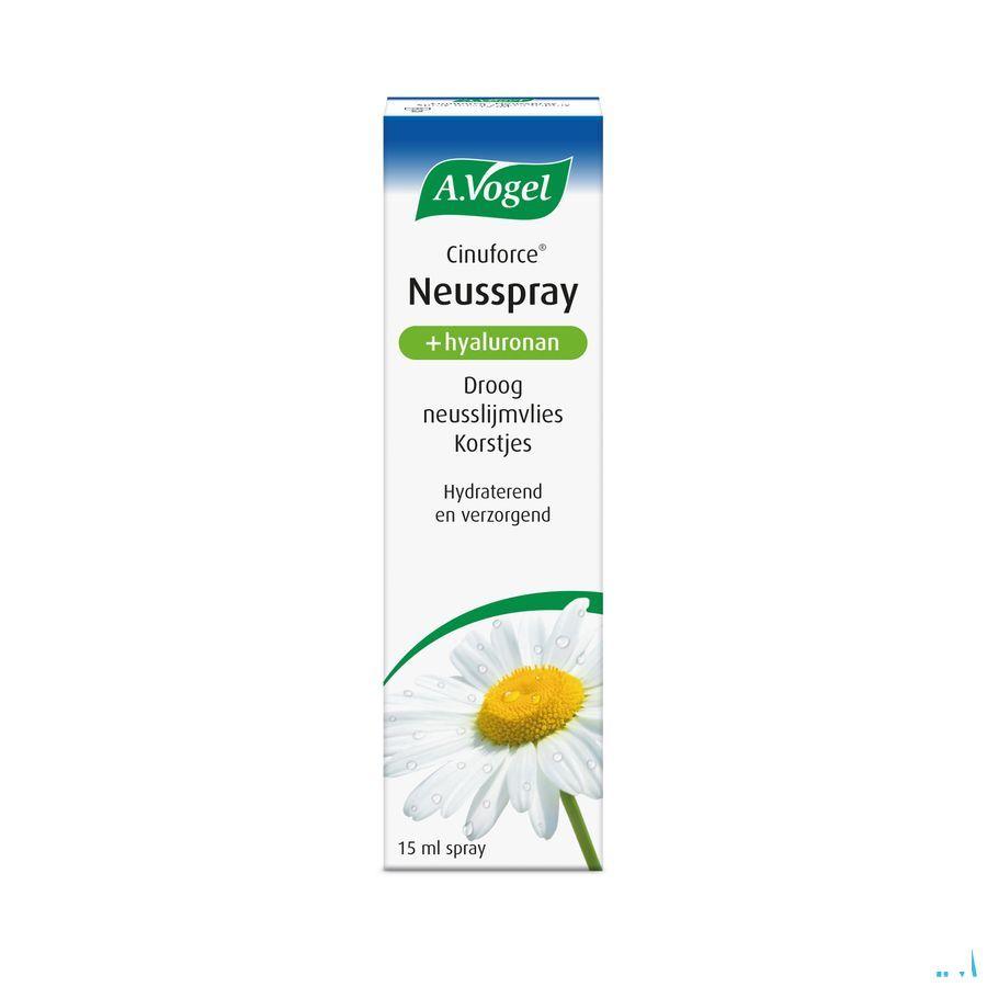 Vogel Cinuforce Neusspray Droog Slijmvlies 15 ml  -  A.vogel