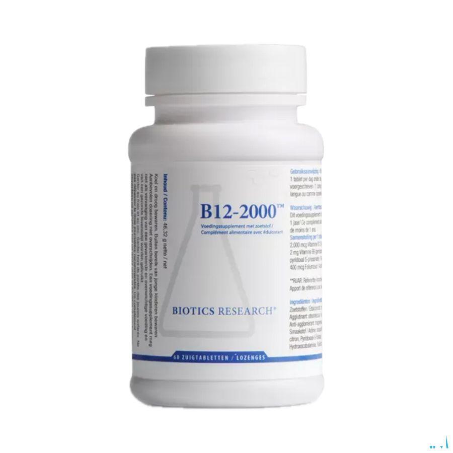 Biotics B12-2000 60 lozenges  -  Energetica Natura