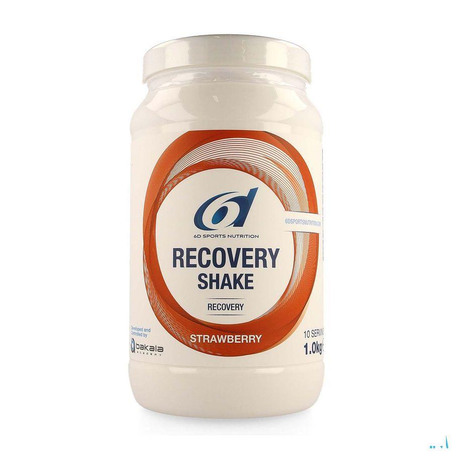 6D Sixd Recovery Shake Strawberry 1Kg