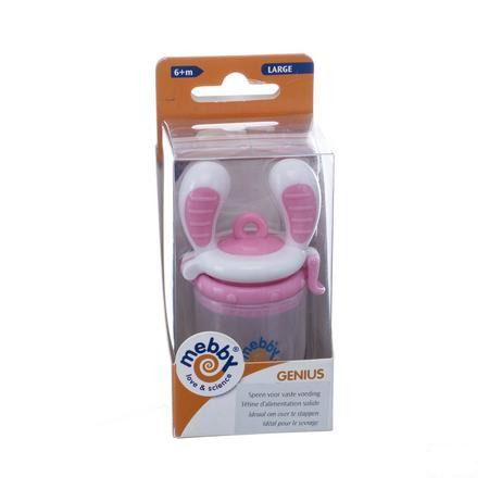 Genius Tetine Alimentation Solide Large Rose  -  Bomedys