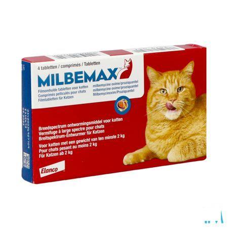 Milbemax Chats Comprimes Pellicules Blister 2x2