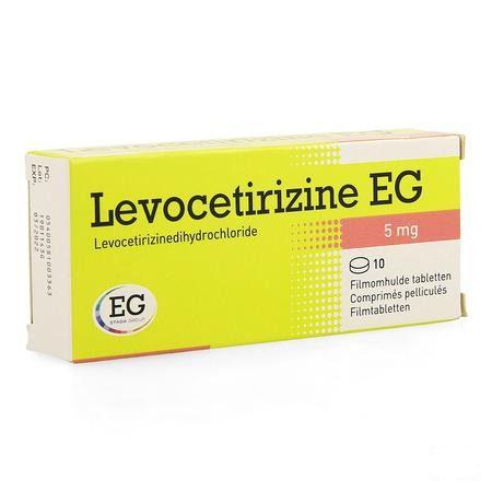 Levocetirizine EG 5 mg Comprimes Pellicules 10  -  EG