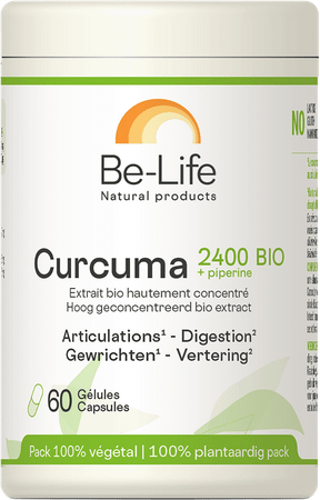 Curcuma 2400 + Piperine Bio Be Life Gel 60  -  Bio Life
