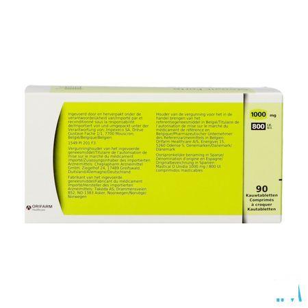 Steovit Forte Citron 1000 mg/800UI Comprimes Croq 90
