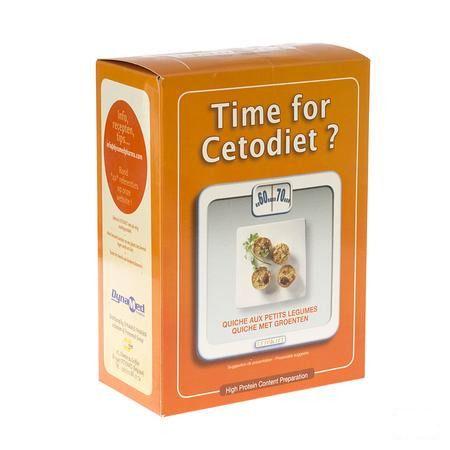 Cetodiet Quiches Legumes Poudre Sachets 6x25 gr