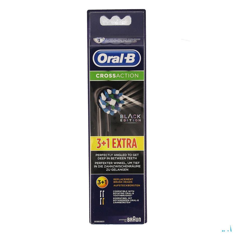 Oral-B Refill Crossaction Black 3+1
