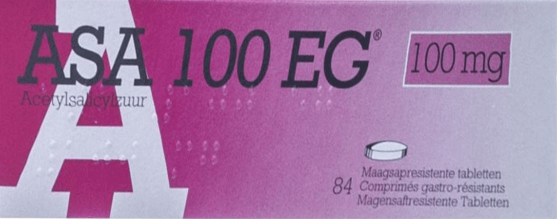 Asa 100 Eg Comp Gastroresist. 84 X 100 mg